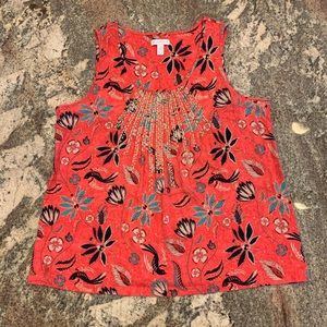 Charter Club Tank with Small Pleats